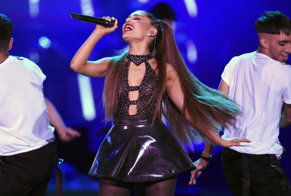 Ariana Grande, who receives five nominations.