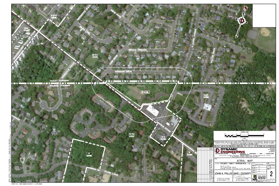 Site plans for a proposed 50-unit Affordable Housing development.