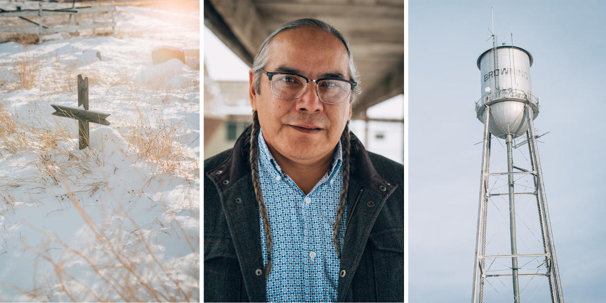 Marvin Weatherwax Jr., D-Mt., represents District 15 in Montana, and is a member of the Blackfeet Tribal Business Council. (Aaron Agosto for NBC News)