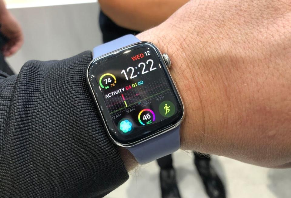 Apple Watch Series 4. Imagen: CNBC.