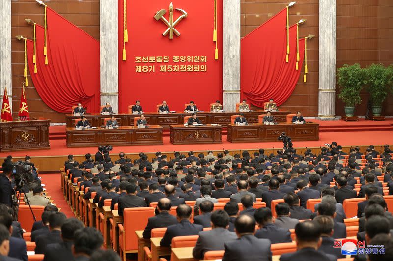 Fifth Enlarged Plenary Meeting of Eighth WPK Central Committee in Pyongyang