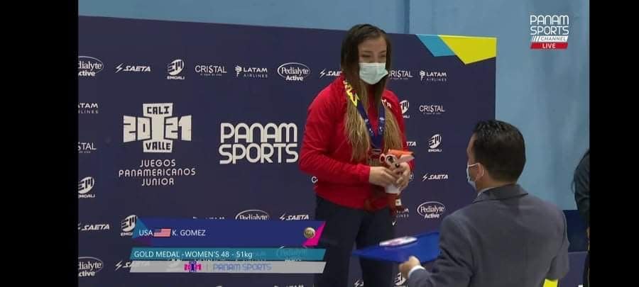 El Paso amateur boxer Kayla Gomez wins Gold at the Junior Pan American Games in Cali, Colombia. She took first in the flyweight division.