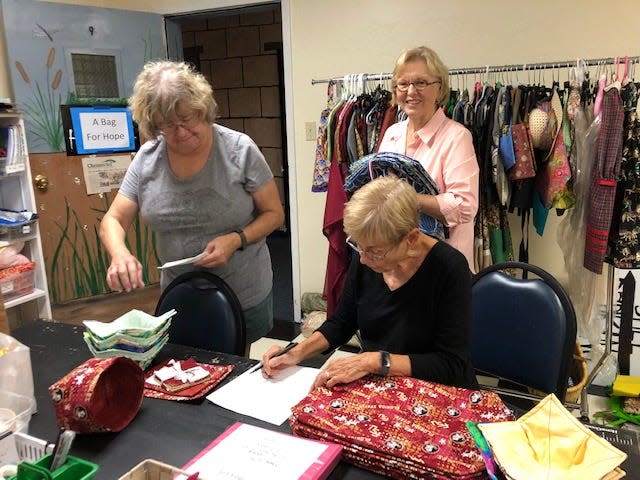 The volunteers with A bag For HOPE will be selling at several events during this holiday season.