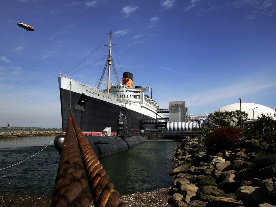 Queen Mary in Long Beach, California.