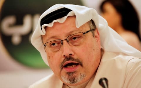 Jamal Khashoggi has not been seen since entering Saudi consulate in Istanbul two weeks ago - Credit: Hasan Jamali/AP