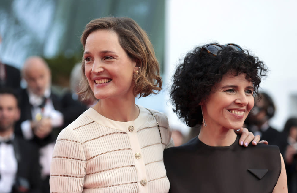 Vicky Krieps and Marie Kreutzer at the Cannes Film Festival - Credit: JPPARIENTE/JMHAEDRICH/SIPA