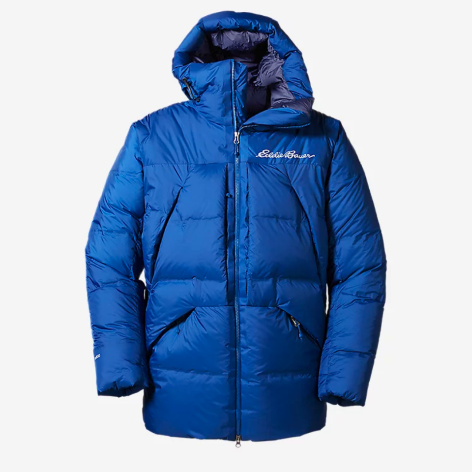 <p><strong>Eddie Bauer</strong></p><p>eddiebauer.com</p><p><strong>$499.00</strong></p><p><a href="https://go.redirectingat.com?id=74968X1596630&url=https%3A%2F%2Fwww.eddiebauer.com%2Fp%2F38832925%2Fmen&sref=https%3A%2F%2Fwww.popularmechanics.com%2Fadventure%2Foutdoor-gear%2Fg42722391%2Feddie-bauer-winter-gear-review%2F" rel="nofollow noopener" target="_blank" data-ylk="slk:Shop Now;elm:context_link;itc:0;sec:content-canvas" class="link ">Shop Now</a></p><p>This parka doesn't make you feel like you're <em>in </em>a sleeping bag but that you <em>are </em>one. I wore this snowmobiling in a medium snowfall and was surprised how well it cut the freezing wind.</p><p>The 800-fill Responsible Down Standard goose-down, often called RDS down, uses three-layer technology that stacks the baffles in a zig-zag pattern for continuous insulation, preventing any cold spots or down migration. Its durable water-resistant finish repelled wind and snow all day, and the zippered hand pockets kept my hands warm when I wasn't wearing gloves.</p><p>The internal mesh dump pockets are great for dropping in my phone, beanie and gloves. It's cut for an oversized fit so it's easy to layer under, but not too loose to keep warm. It is bulky—it's a down parka after all—but very lightweight for how warm it is.</p><p>Eddie Bauer claims you can conquer 8,000-meter peaks in this coat, and I don't doubt it, but I'll be using mine to conquer my first New York City winter. </p>