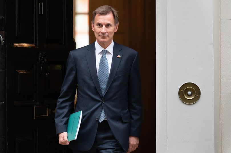 Chancellor of the Exchequer Jeremy Hunt