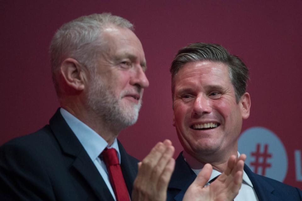 Corbyn stepped down in 2019 with Sir Keir Starmer taking his place (PA)