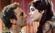 <p>Elizabeth Taylor and Richard Burton hated each other when they first started shooting the Hollywood epic but by the end of the shoot, they had fallen in love. Obviously, this didn’t go down well for their spouses Eddie Fisher and Sybil Williams, respectively, who were on the receiving end of divorce papers.<br>Not that Taylor and Burton’s marriage lasted. The couple married in 1964 only to divorce in 1974, then marry again in 1975 but divorce again the following year. </p>