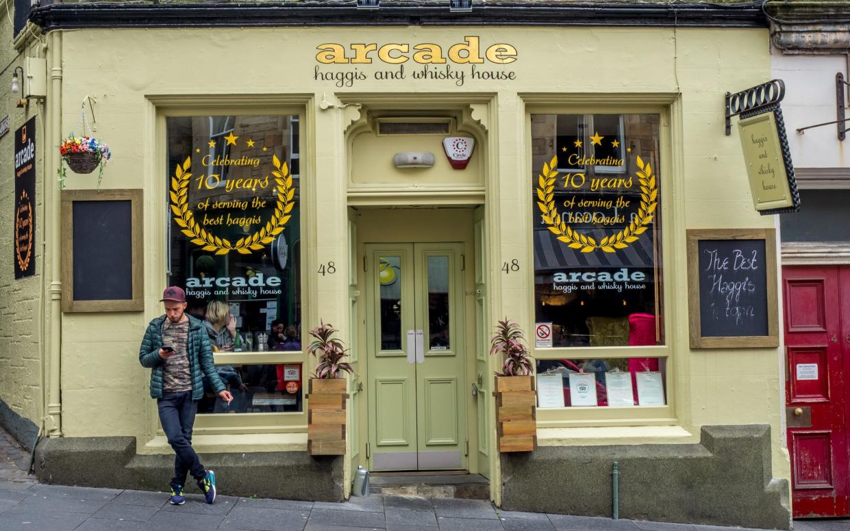 Arcade Haggis in Edinburgh