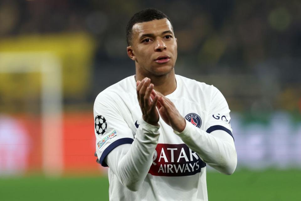 Kylian Mbappe is set to leave PSG in the summer  (Getty Images)