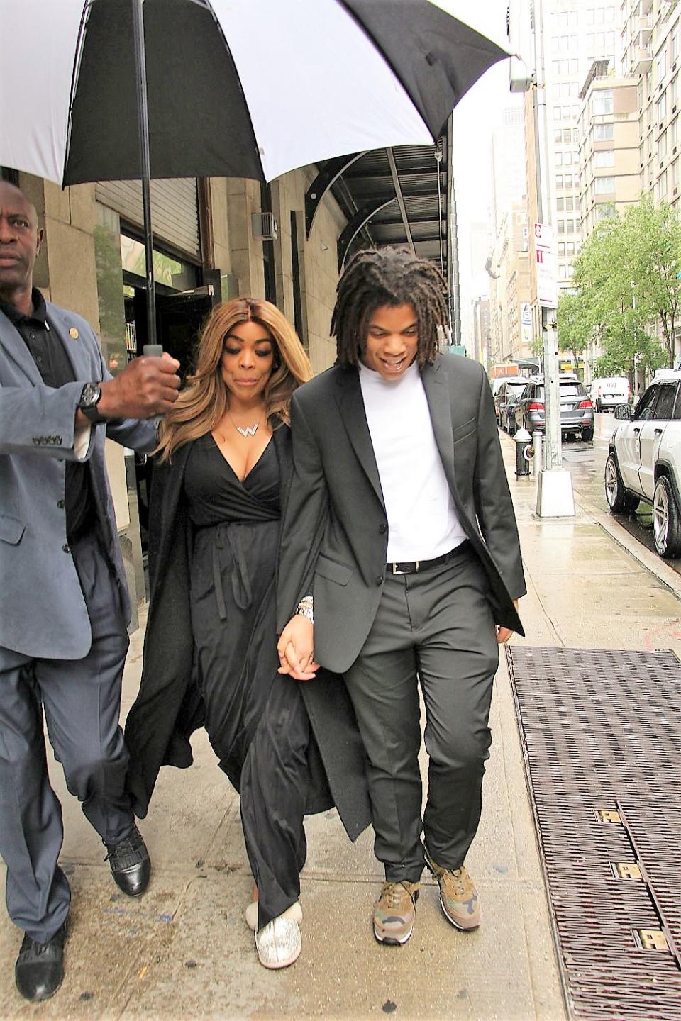 Wendy Williams & Son Kevin Hunter Jr All Smiles After Altercation With Kevin Sr. Last Night