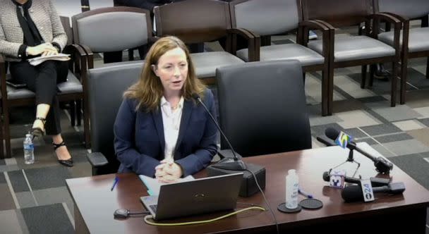 PHOTO: Jennifer Sink, Chief Legal Officer of the City of Memphis, at the Memphis City Council Committee Meetings on March 7, 2023, in Memphis, Tenn. (Memphis City Council Committee/YouTube)