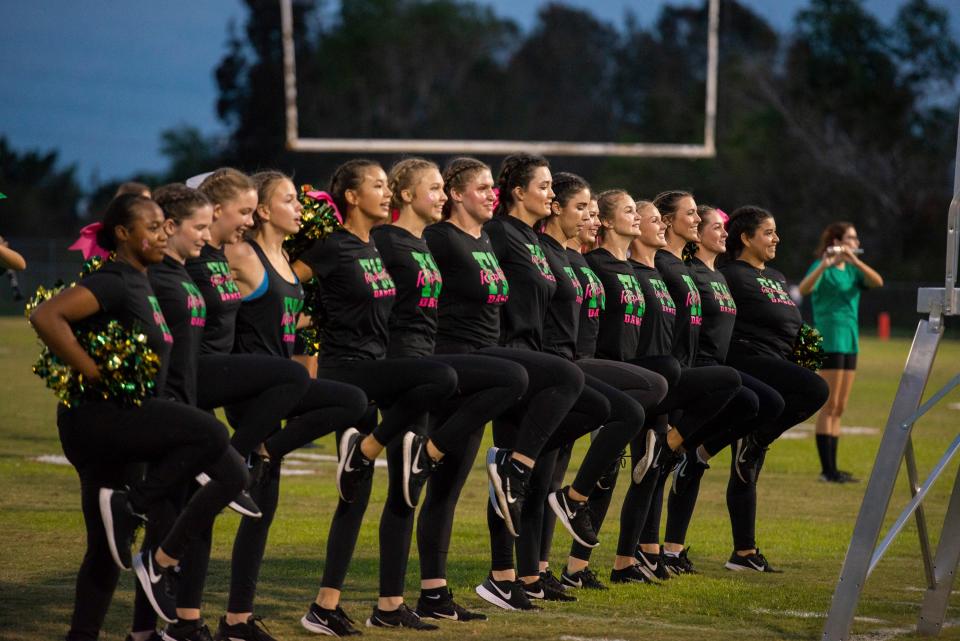 South Fort Myers hosts Fort Myers in a high school football game on Friday, Oct. 14, 2022, in Fort Myers, during their first game since Hurricane Ian hit Southwest Florida.