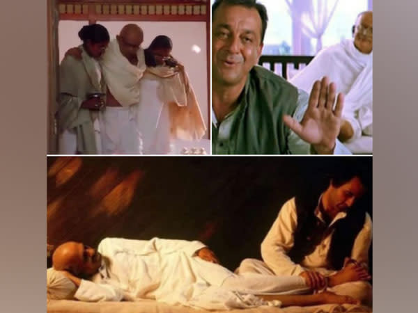 Stills from various movies based on Mahatma Gandhi (Image source: Instagram)