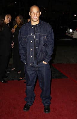 Vin Diesel at the LA premiere of New Line's A Man Apart