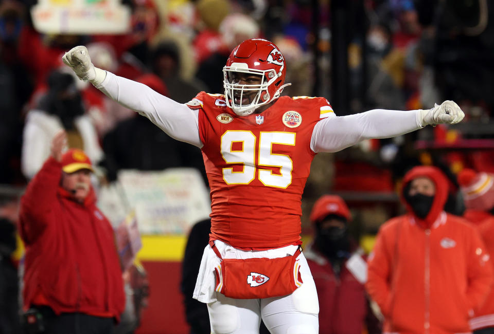 Chris Jones ha sido la pieza angular en la línea defensiva de los Kansas City Chiefs. (Foto de Jamie Squire/Getty Images)