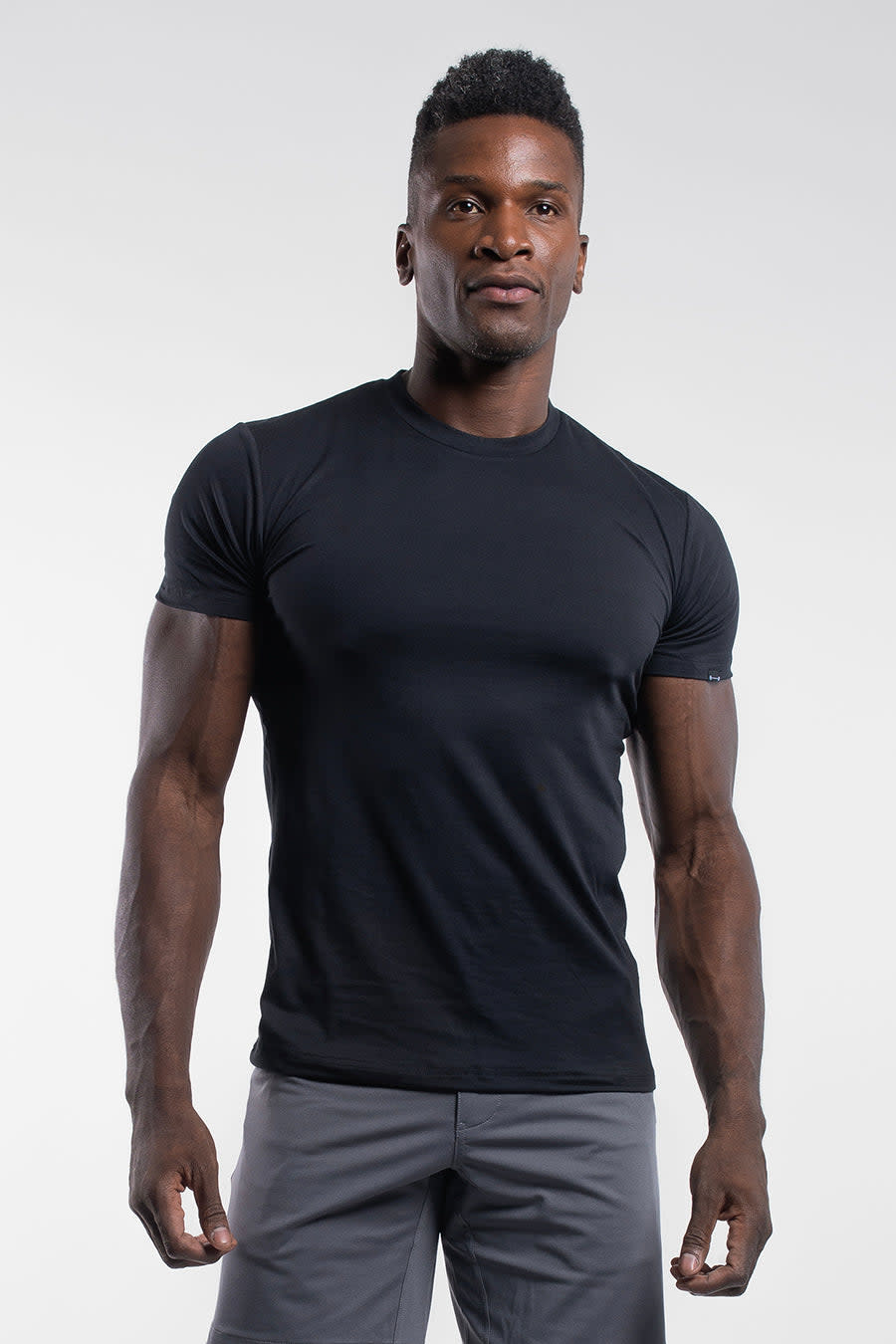 <p><a href="https://barbellapparel.com/collections/mens-shirts/products/havok-short-sleeve-in-pitch-black" rel="nofollow noopener" target="_blank" data-ylk="slk:Shop Now;elm:context_link;itc:0;sec:content-canvas" class="link ">Shop Now</a></p><p>Short Sleeve </p><p>barbellapparel.com</p><p>$58.00</p>