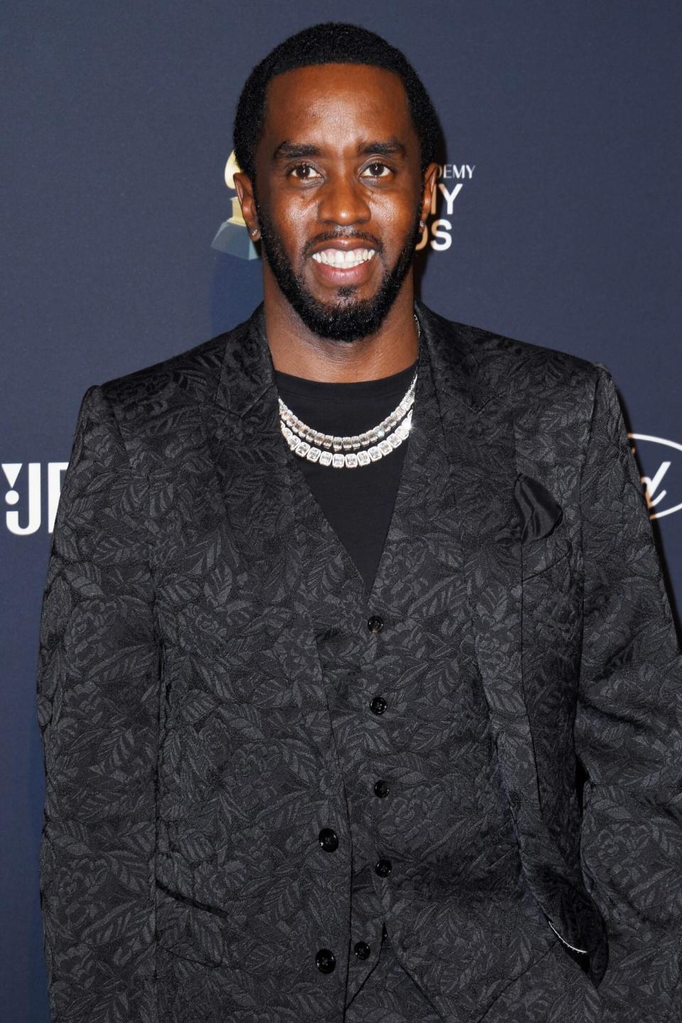 BEVERLY HILLS, CALIFORNIA - JANUARY 25: Sean "Diddy" Combs attends the Pre-GRAMMY Gala and GRAMMY Salute to Industry Icons Honoring Sean "Diddy" Combs on January 25, 2020 in Beverly Hills, California. (Photo by Jon Kopaloff/Getty Images)