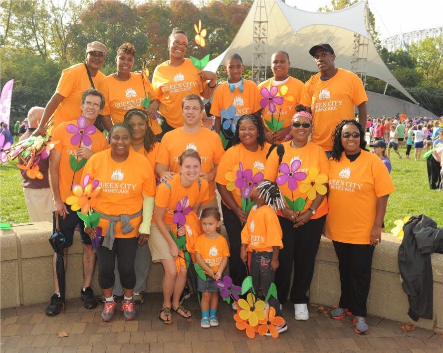 Trinity In Home Care employees took part in the Alzheimer's Walk.