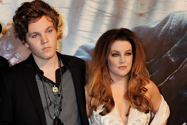 Dave M. Benett/Getty Images Lisa Marie Presley poses with her son Benjamin Keough.