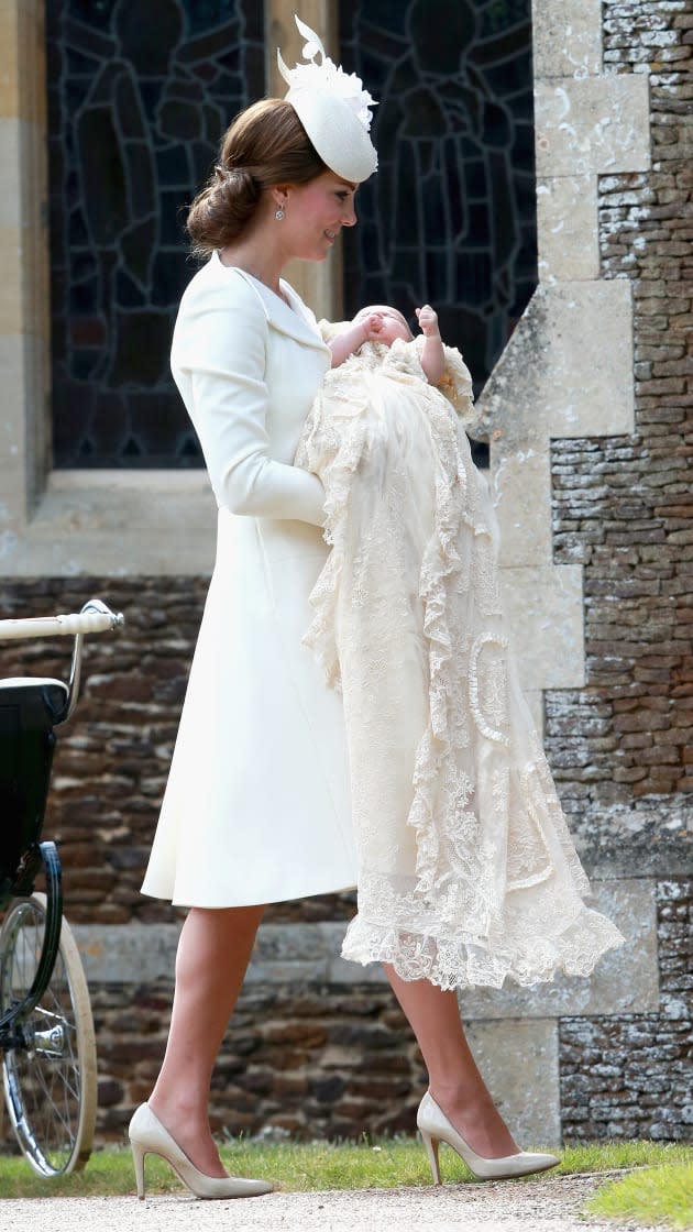 The Christening Of Princess Charlotte Of Cambridge