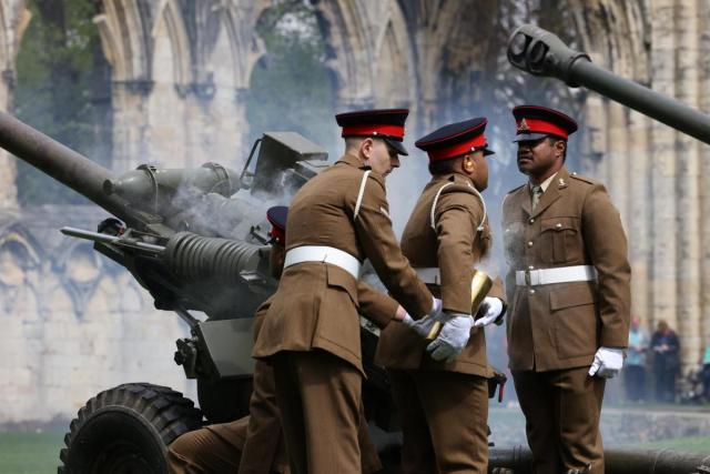 PICTURES: 'A great honour' says commander after historic gun salute in York