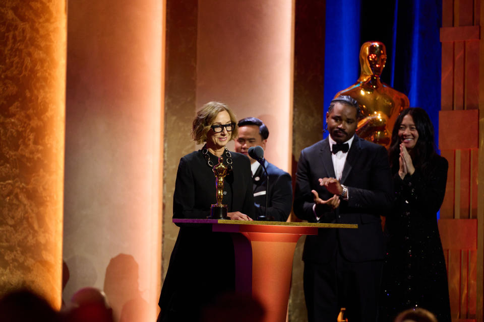 Carol Littleton, Ryan Coogler, Chloé Zhao at the 14th Governors Awards