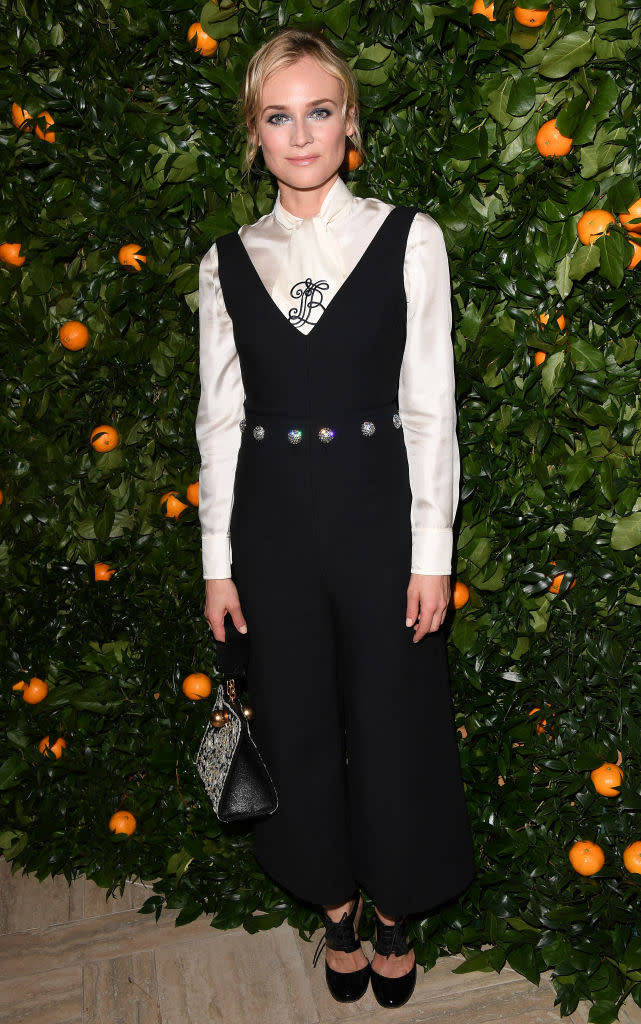 Diane Kruger in Tory Burch (Photo: Getty Images)