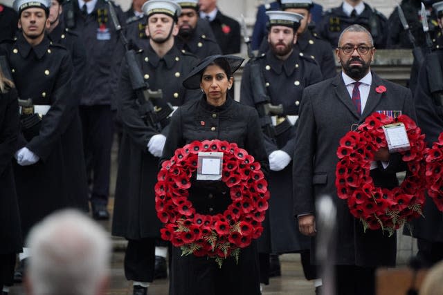 Home Secretary Suella Braverman and Foreign Secretary James Cleverly