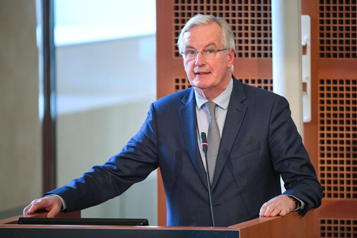 Michel Barnier, the European Chief Negotiator for Brexit. (Alessandro Di Meo/ANSA via AP)