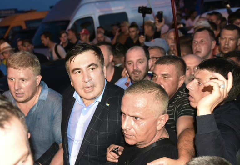 Saakashvili on Monday was in the western Ukrainian city of Lviv