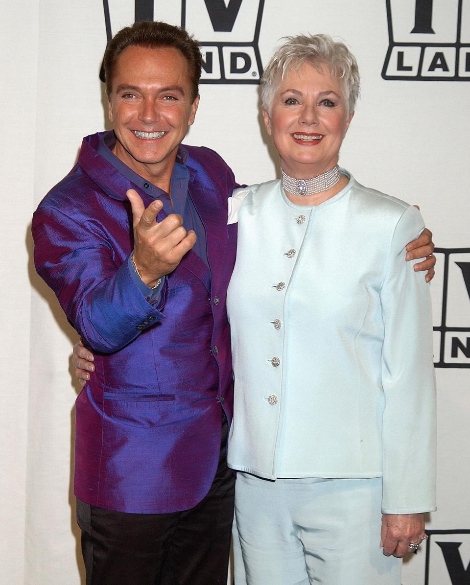 David Cassidy and Shirley Jones at the TV Land Awards, 2003