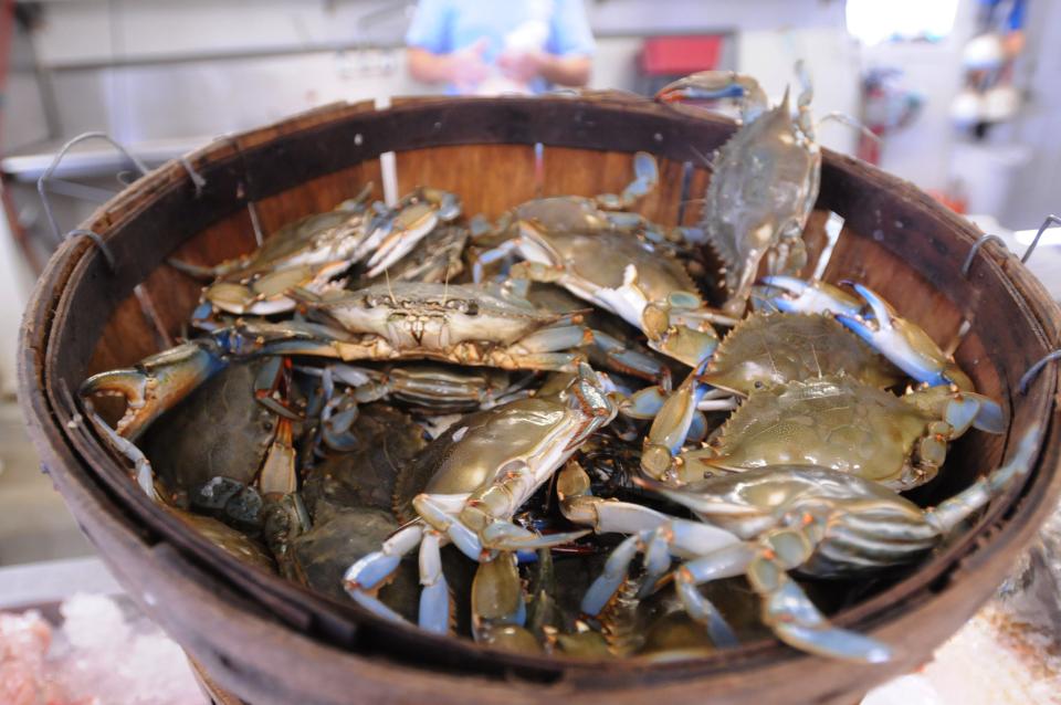 Blue crabs are a popular dish with locals and tourists that can be served numerous ways.