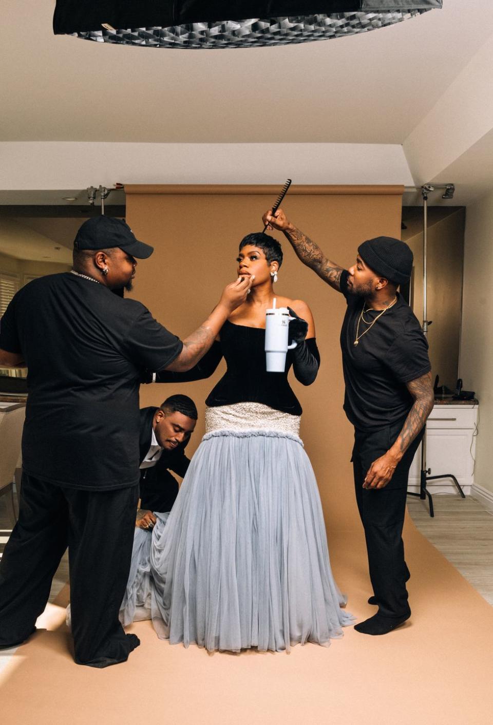 fantasia barrino taylor bts get ready golden globes 2024