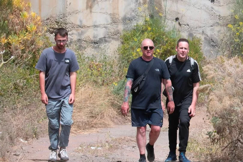 Jay Slater's brother Zac, dad Warren and mountaineering mayor Shane Yerrell