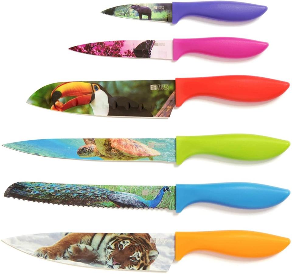 wildlife kitchen knife set