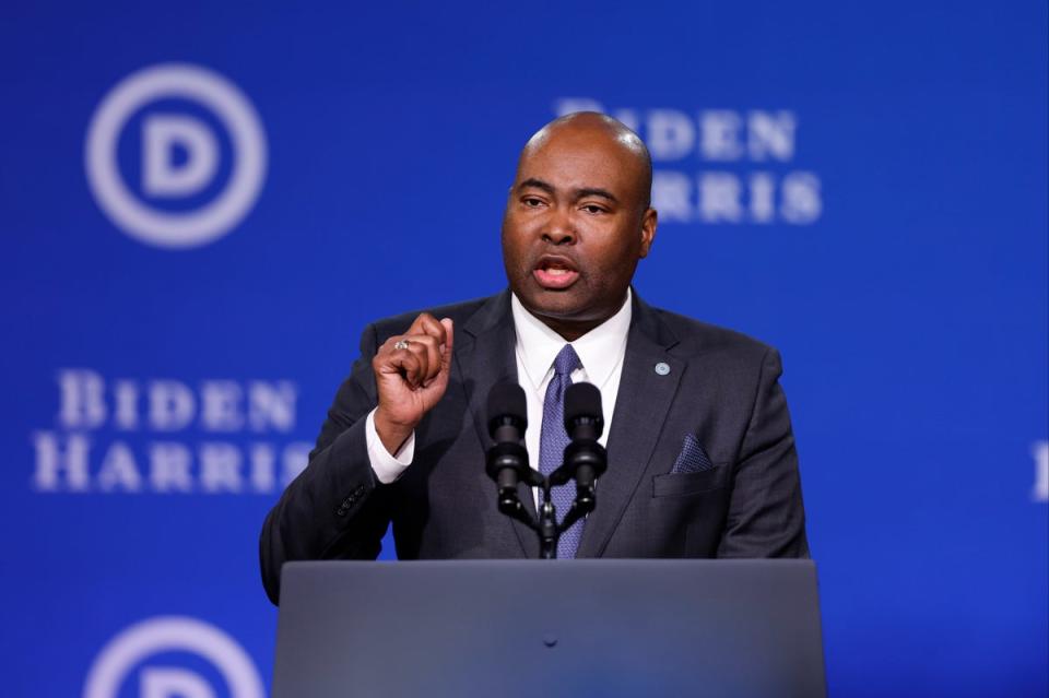 Democratic National Committee chair Jaime Harrison (Anna Moneymaker/Getty)