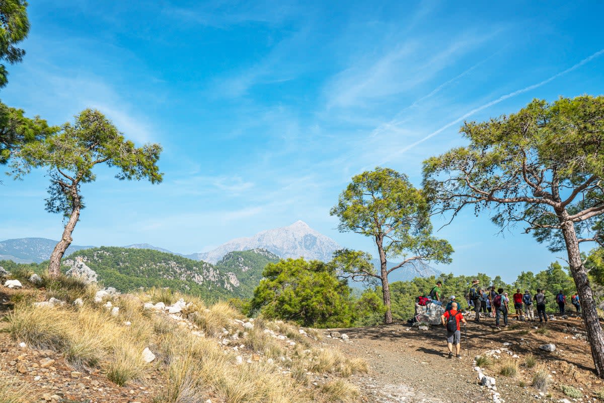 Stretching 539km from Fethiye to Antalya, the Lycian Way is a historic walking trail through Turkey’s ancient ruins (Getty Images)