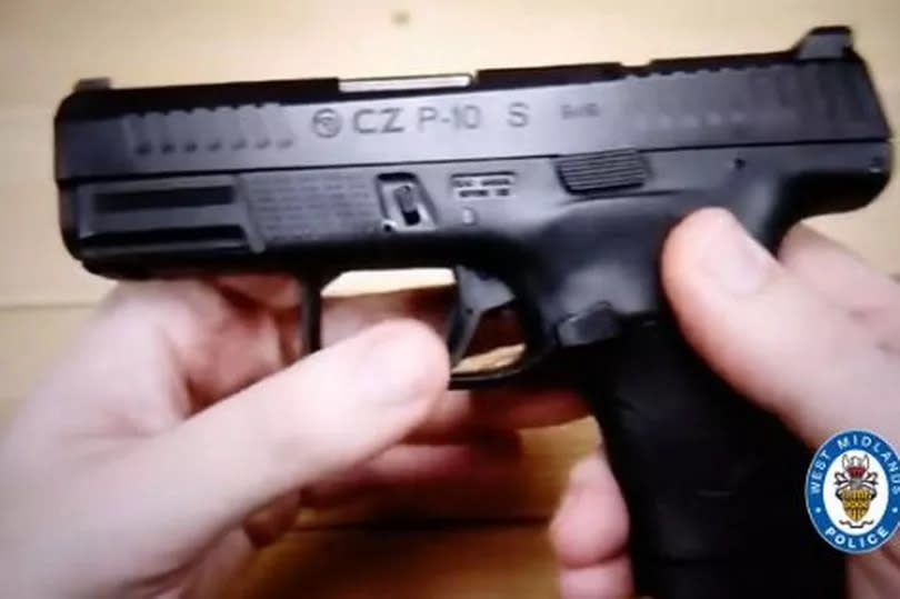 Police found this gun as part of the case against Morgan and Williams -Credit:WMP