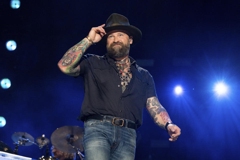 FILE - Zac Brown, of the Zac Brown Band, performs during CMA Fest on Thursday, June 8, 2022, in Nashville, Tenn. Brown turns 45 on July 31. (Photo by Amy Harris/Invision/AP, File)