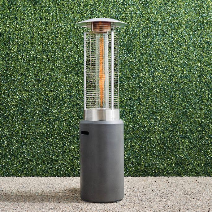 sundry patio heater from frontgate, best outdoor patio heaters
