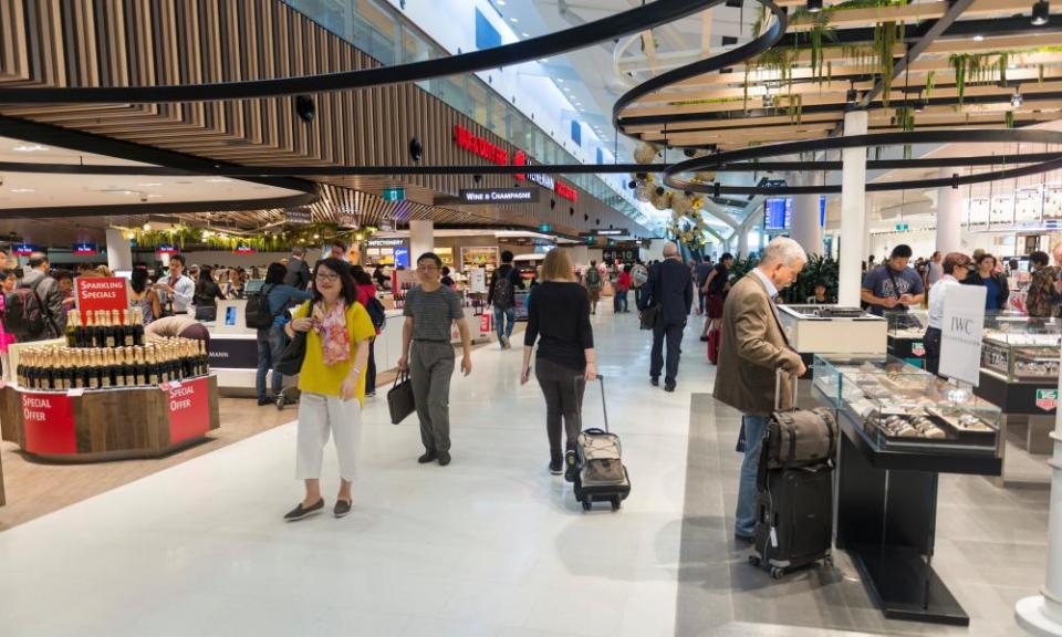 Sydney airport pre-pandemic