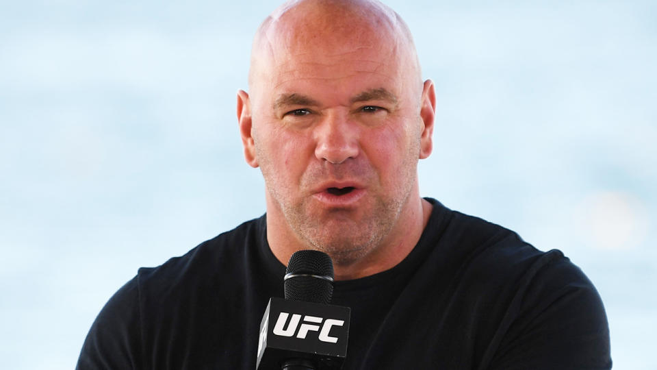 UFC president Dana White has taken aim at the media in a stunning five-minute video posted to Twitter. (Photo by Josh Hedges/Zuffa LLC)