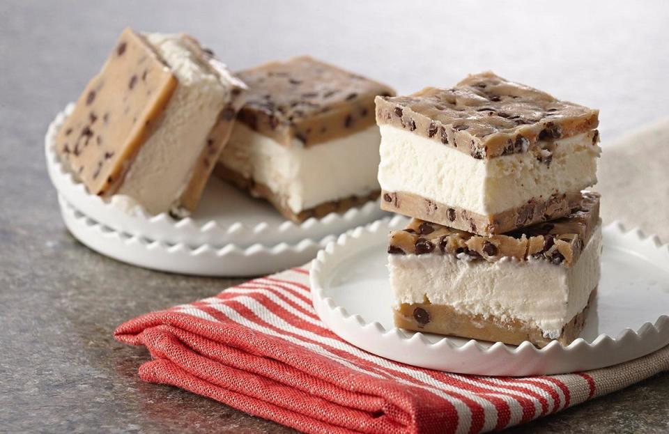 No-Bake Cookie Dough Ice Cream Sandwich