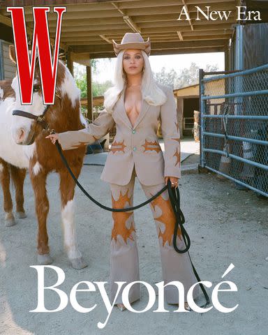 <p>Pamela Hanson/W Magazine</p> Beyoncé for 'W Magazine'