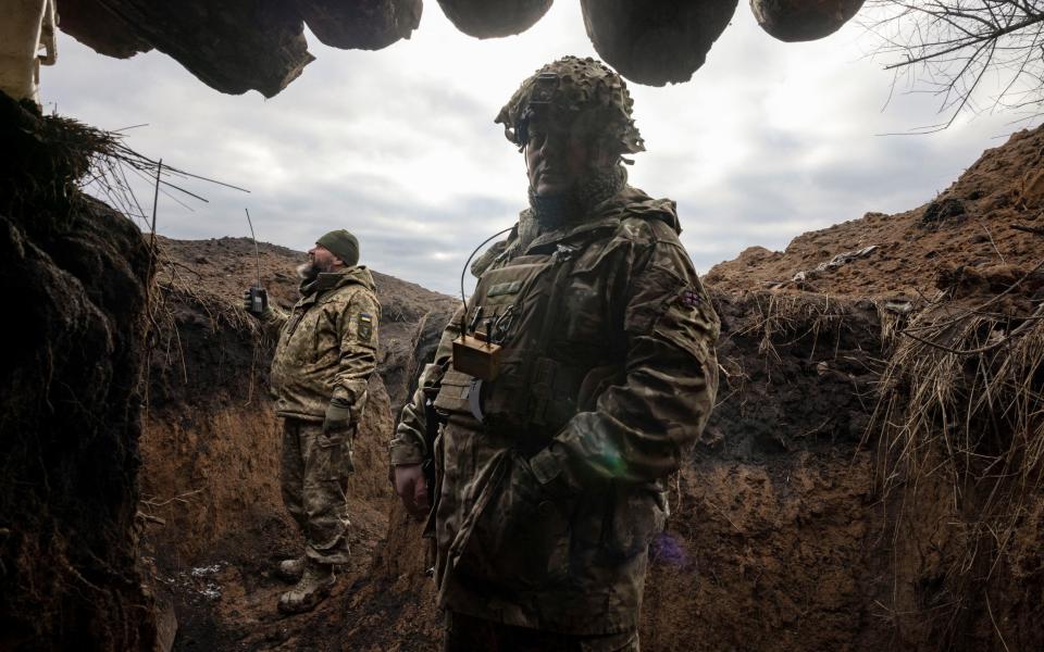 The stronger fortifications cut the number of troops Ukraine needs to defend its held positions