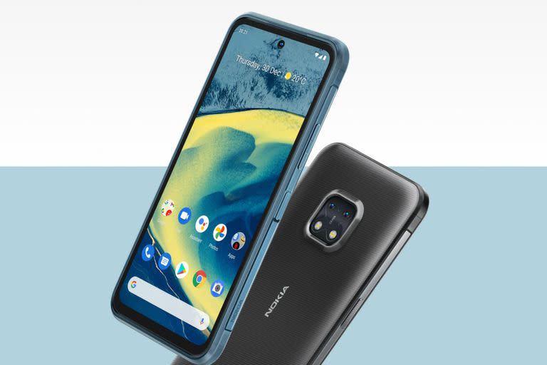 Nokia presenta el XR20, un modelo resistente equipado con un vidrio endurecido Victus de Corning, que soporta caídas de hasta 1,8 metros