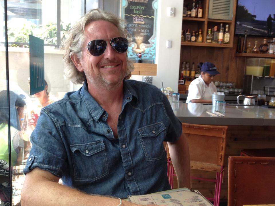 Eric Staats having lunch at a restaurant in May 2014 near the Santa Monica Pier in California. (Photo by Vonna Keomanyvong)